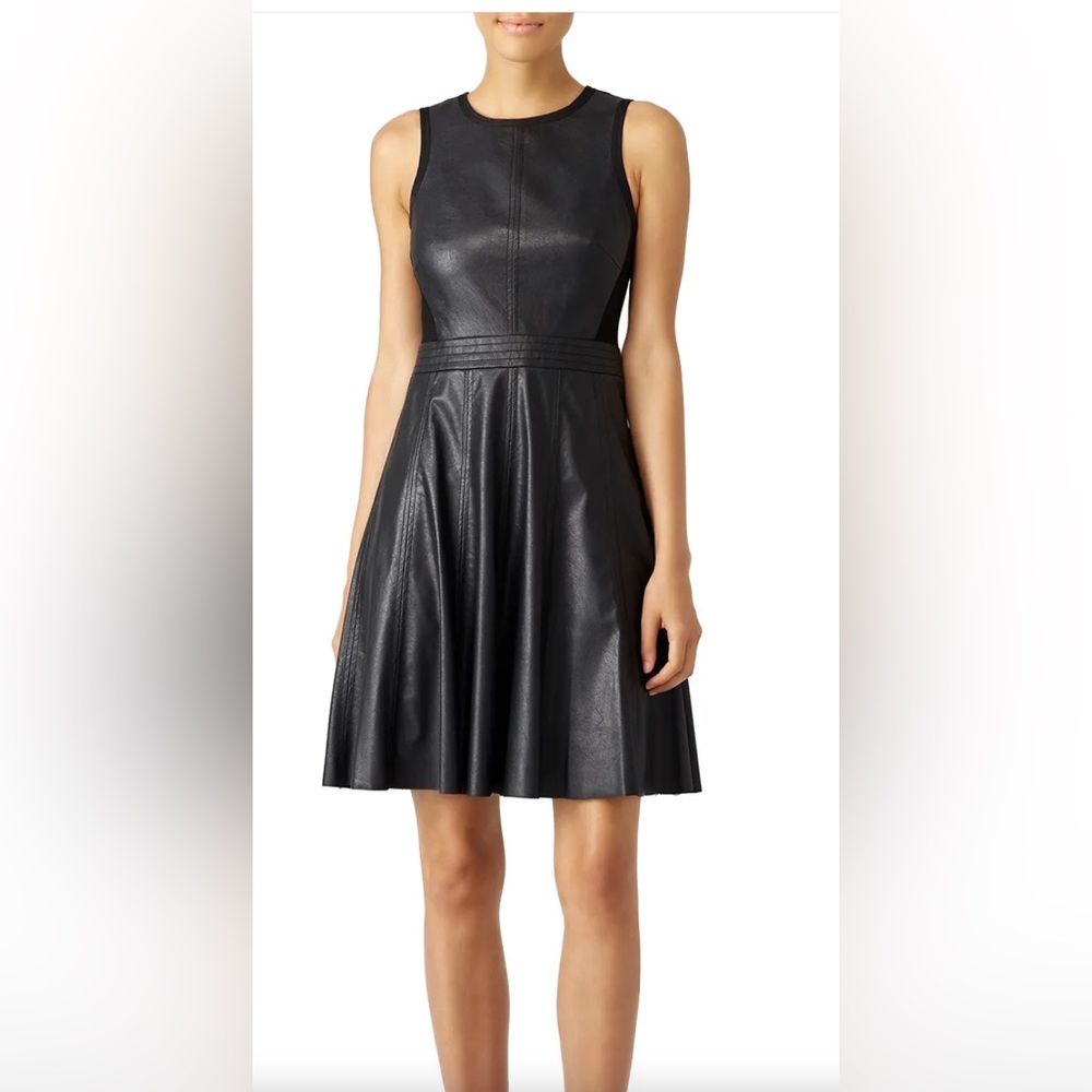 Rebecca Taylor Vegan Leather Dress - Size 2